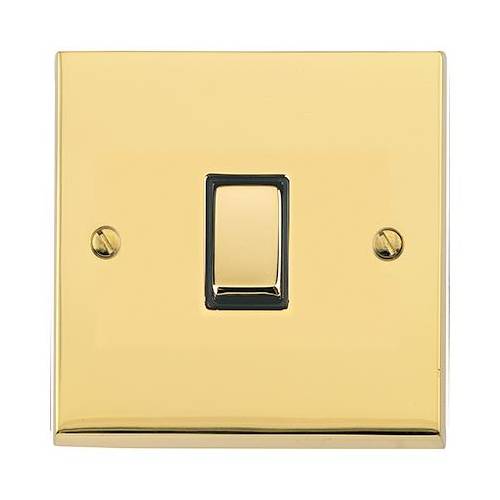 Victorian Elite Polished Brass Raised Plate (R01)