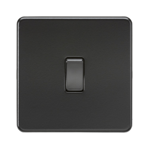 Knightsbridge Black Screwless Switches and Sockets