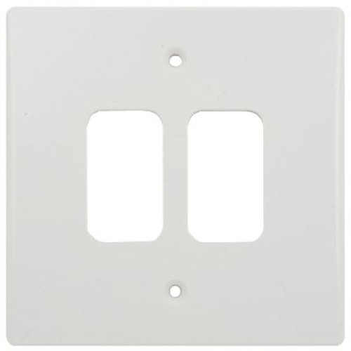 Schneider White Plastic Grid Plates and Modules