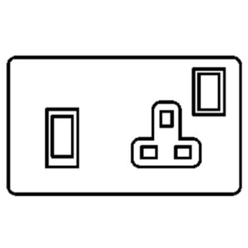 45A Cooker Unit with 13A Socket