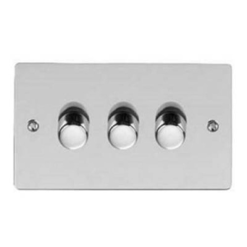 3 Gang 2 Way LED Dimmer (Stylist)