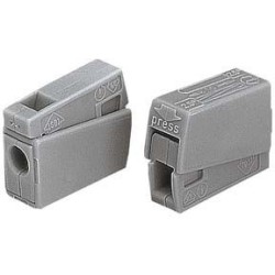 Wago Standard Lighting 2.5mm Cable Connector + Test Point (Grey) - WAGO 224-101