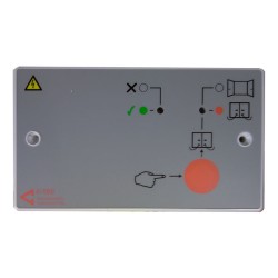 BF375PE Door Retaining Controller, 24V DC Output on 2 Gang Plate with Door Retainer Release Switch