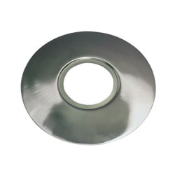 Satin Steel Circular Conversion Plate, 70 - 180mm conversion plate for downlights