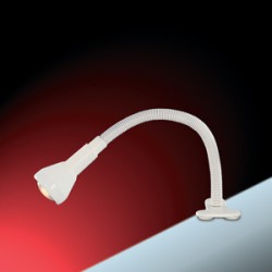 Micro Flexi Clip Spot Light in White (Task / Table Light)
