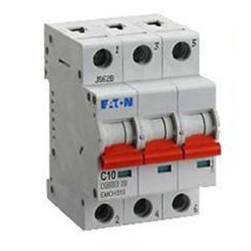 Eaton MEM EMCH310 Memshield3 10A 3 Pole MCB 10/15KA Type C Miniature Circuit Breaker