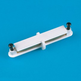 White Sirius 1 Straight Electrical Connector for 12V Microlux Track