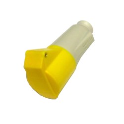 Protected Standard Yellow Female Connector - 2P+E 16A 110V 4H