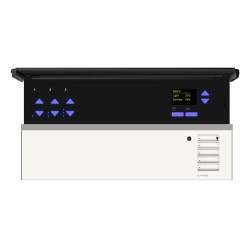Lutron Grafik Eye QS 3-Zone Lighting Controller in Matte White with Translucent Top QSGRK-3PCE-TWH
