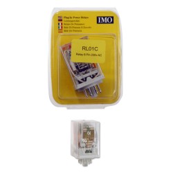 IMO RL01C 8 Pin Relay 230VAC Coil 2 Pole Changeover