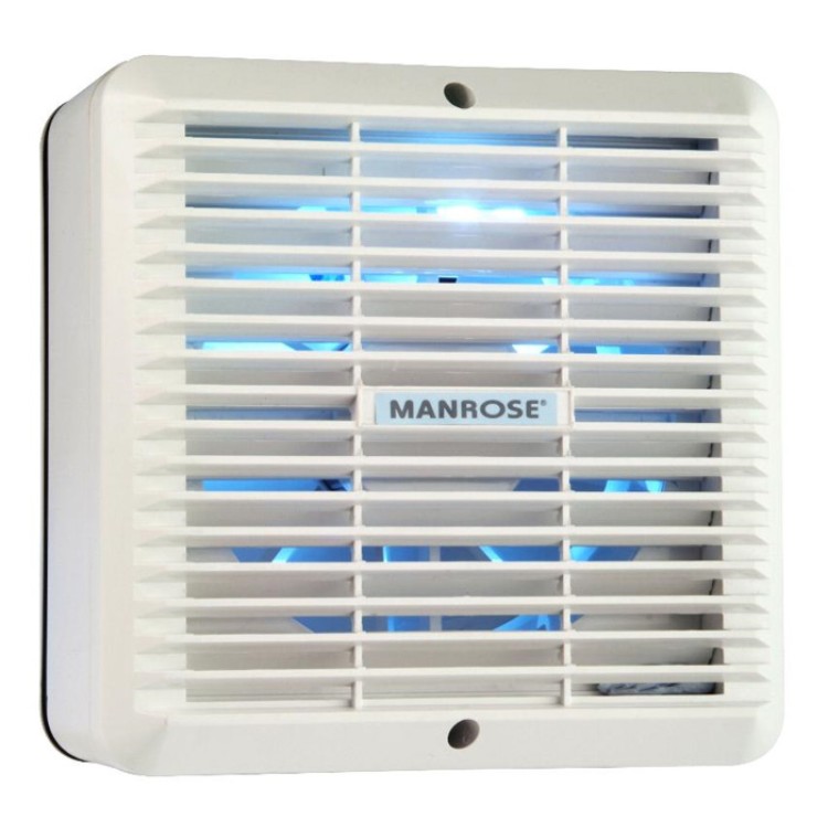 Manrose XF150P 6" 150mm Extractor Fan with Pull cord 