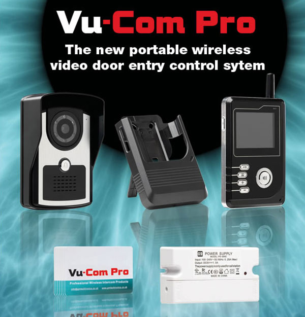 The Vu-Com Wireless Colour Video Door Entry Phone kit, innovative technology