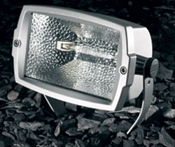 The PFT500 Black Outdoor Flood Light - 500W enclosed halogen lamp (Halogen Floodlight)