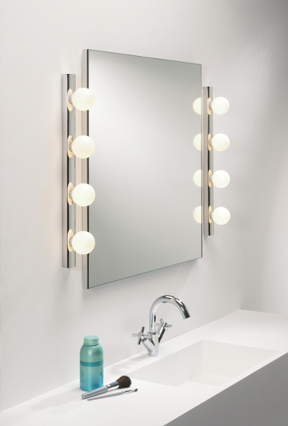 Astro Cabaret 4-Globe Vanity Bathroom Mirror Light