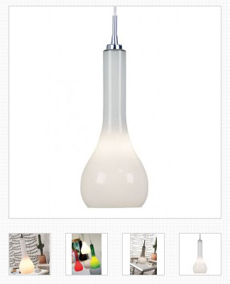 New product images - take a look at the Ripasso White Glass Pendant