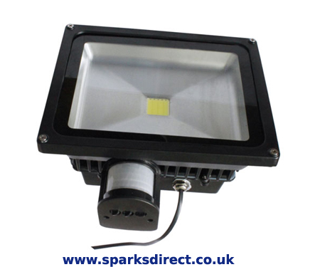When it comes to flood lights though, you can get some really good fittings like ES95 30W LED flood light with PIR integrated!