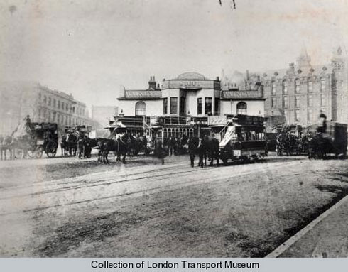 Archway Tavern - Highgate Hill and Trams