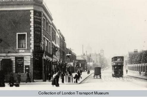 View of Highgate Hill Road in 1920