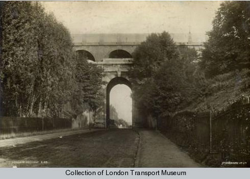 A view of Archway Road from Highgate