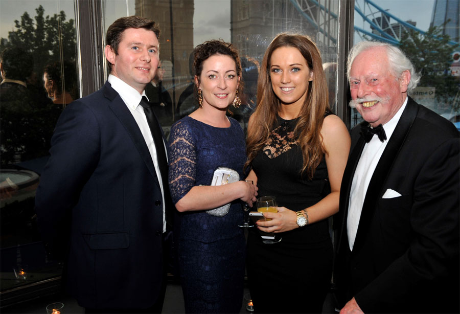 Stefan (from Sparks) with some of the participants at the award reception and Mike Beswetherick