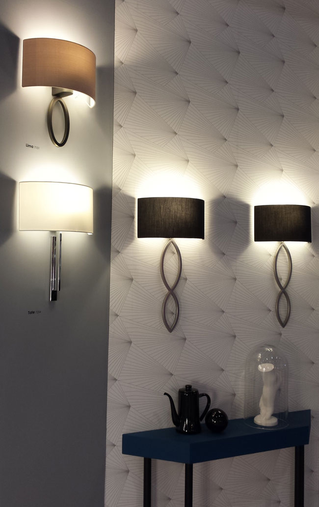 Astro Lighting - awesome wall lamps with a peculiar shape, similar to the Park Lane range