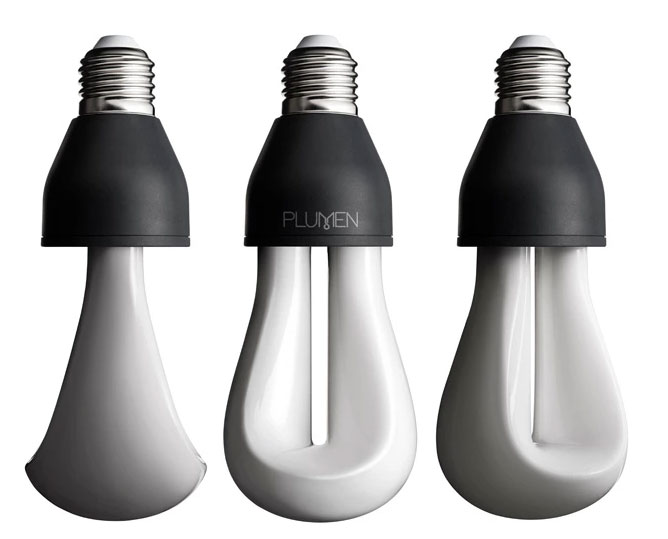 Plumen 002 - Unique Bulb Design for Style and Warmth - here's how it looks like. Awesome design!