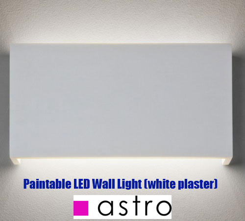 Paintable Wall Lights - Ceramic and Plaster Lights
