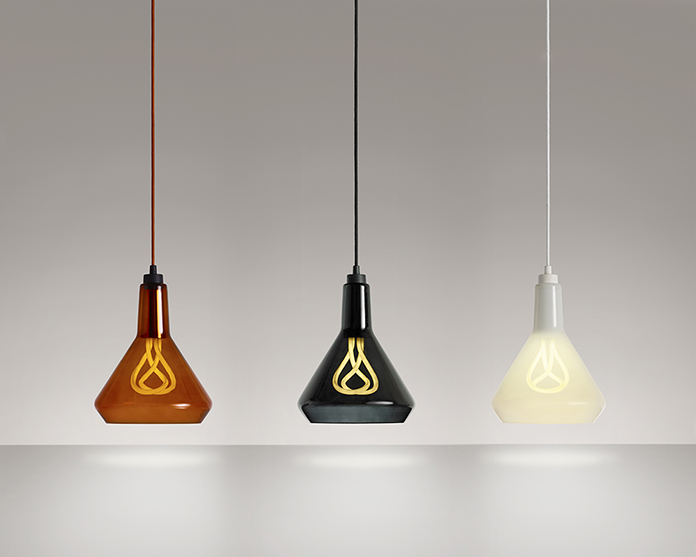 Plumen 001 with Shade and Pendant Drop Set