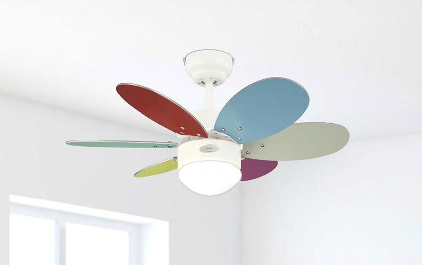 Westinghouse Turbo II Ceiling Fan - Colorful and cheerful ceiling ventilation fan
