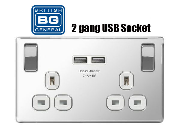 BG Nexus Single / Twin USB Sockets