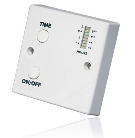 The CP Electronics RBT1, for example, is a high output run back timer taking loads up to 20A, and is great for use with immersion heaters and with towel rails