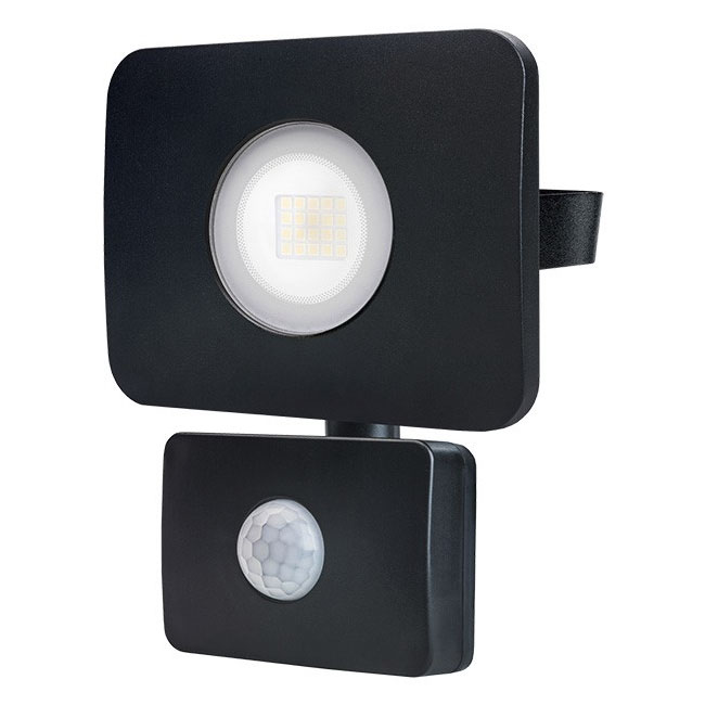 Integral LED Compact - IP64 LED flood light with PIR, energy efficient outdoor lighting
