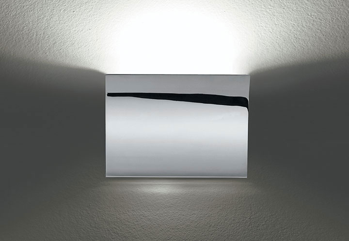 Rodolfo Dordoni and Flos' Elite Collection of Modernistic Lighting Designers - the Flos Pochette up-down wall light, in chrome