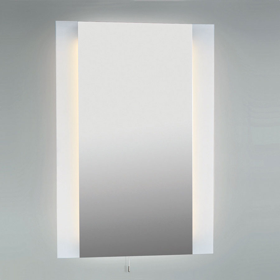 An Ideal set-up for Bathroom Lighting, from Task Lighting to Magnifying Mirrors - see the Astro Lighting Fuji illuminated mirror for bathroom