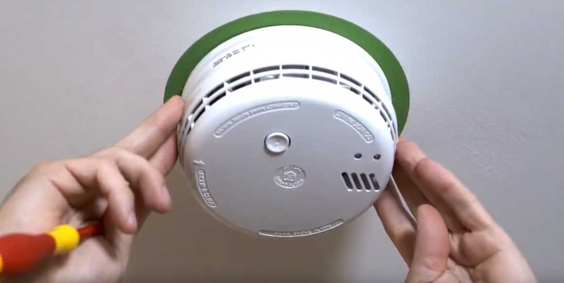 Why is there an irregular beep coming from my smoke or heat alarm?