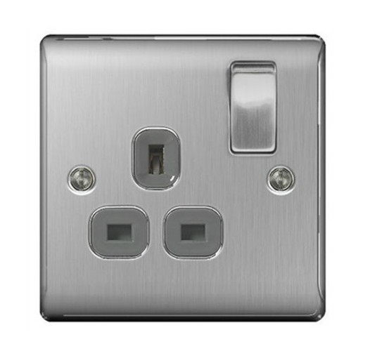 Install more sockets instead of overloading them! Here's a suggestion: the 1 Gang 13A Double Pole Switched Single Socket in Brushed Steel BG Nexus Metal Raised Plate