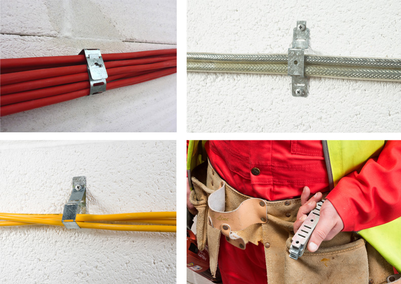 How the D-Line Spring and U-Clips Fire Rated Cable Supports meet the 18th Edition Requirements