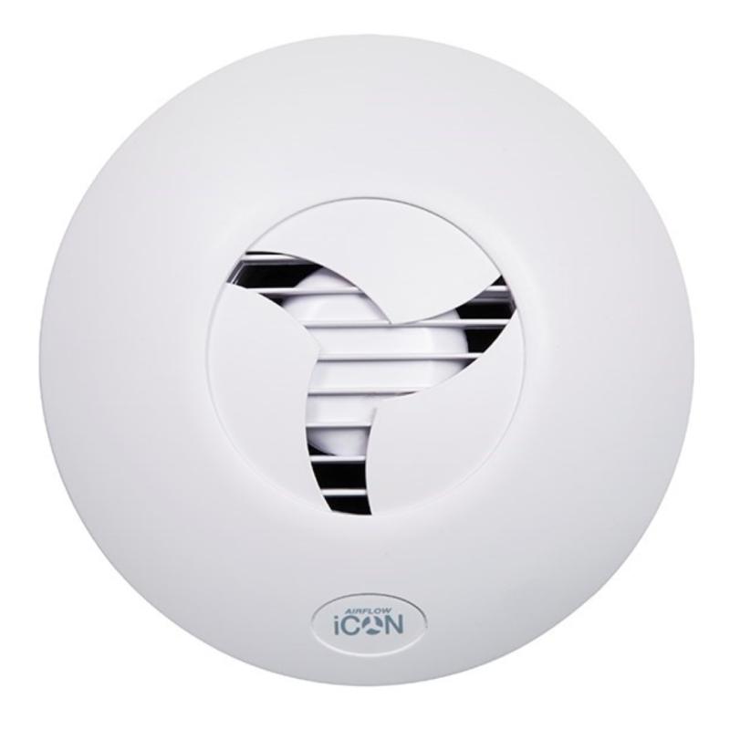 How to pick an extractor fan for your bathroom - see the Airflow iCON15, residential intermittent bathroom fan