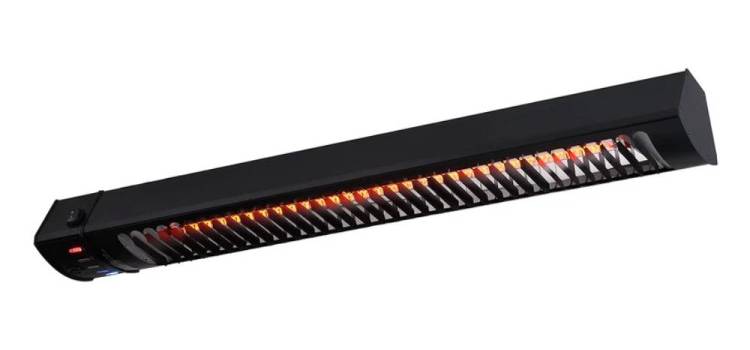 Wall or Ceiling Mounted Patio Heater in Black