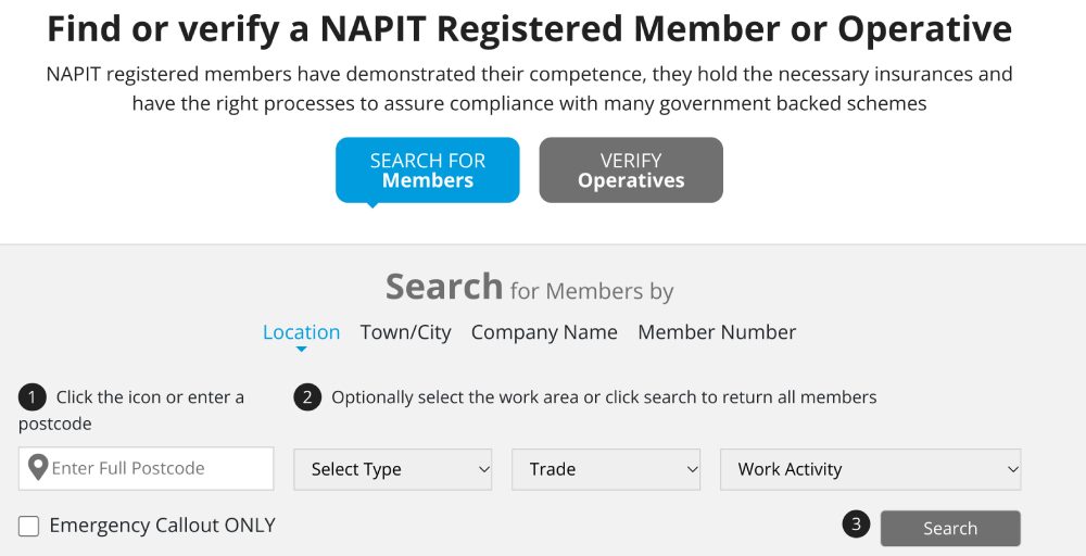 NAPIT - The National Association of Professional Inspectors and Testers - Find Napit Verified Electricians